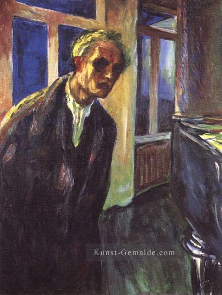 Selbstporträt der Nacht Wanderer 1924 Edvard Munch Ölgemälde